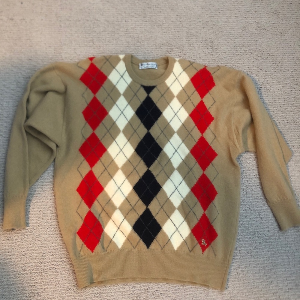 Burberry Argyle Sweater